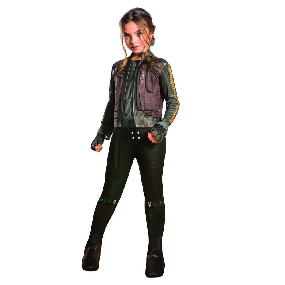 Girls Star Wars Rogue One JYN ERSO  Size S  Halloween Dress up Costume  NWT